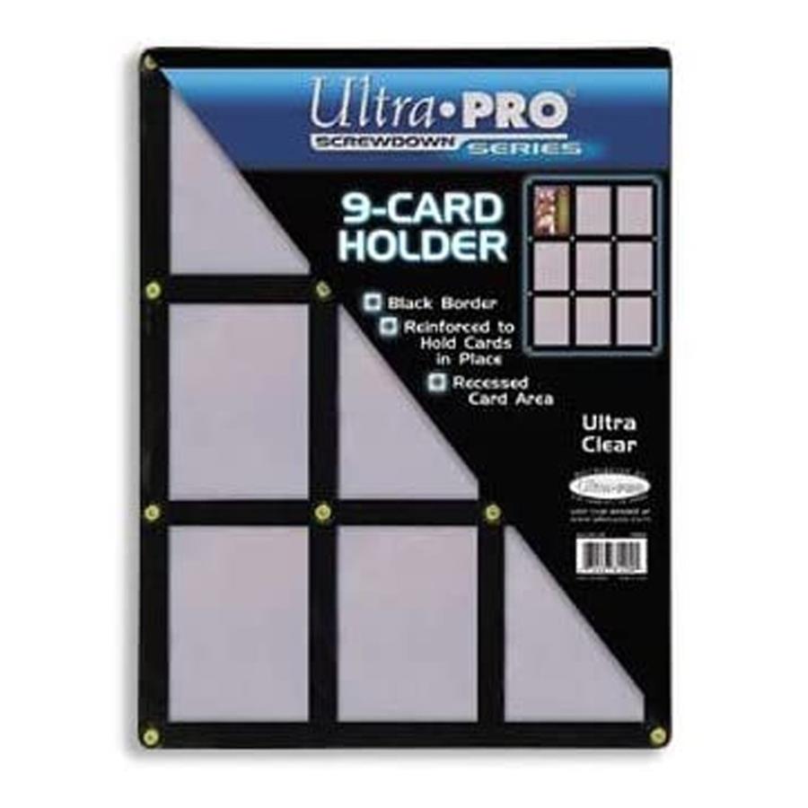 UP 9-CARD BLACK FRAME SCREWDOWN HOLDER | 074427812041