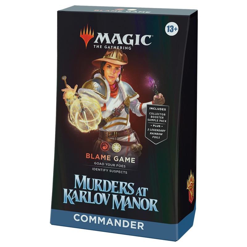 MAZO COMMANDER BLAME GAME - MURDERS AT KARLOV MANOR - MAGIC THE GATHERING - (INGLÉS) | 1951662449834
