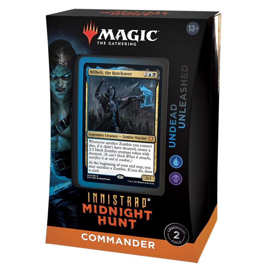 MAZO COMMANDER INNISTRAD: MIDNIGHT HUNT - UNDEAD UNLEASHED - MAGIC THE GATHERING - (INGLÉS) | 6305099871532