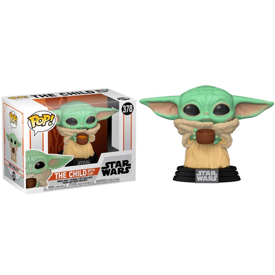 FIGURA FUNKO POP! STAR WARS THE CHILD WITH CUP (378) | 889698499330