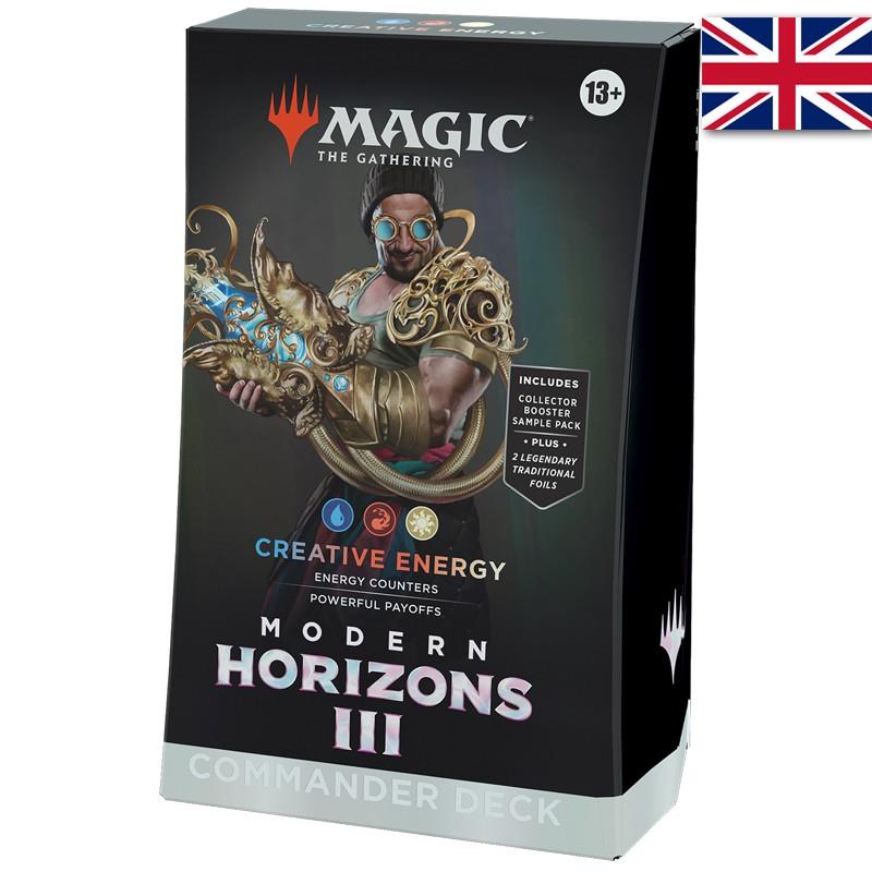 PREVENTA MAZO COMMANDER CREATIVE ENERGY - MODERN HORIZONS 3 - MAGIC THE GATHERING - (INGLÉS) | 9999900000740