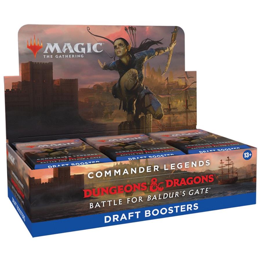 MTG Magic The Gathering Commander Legends Draft Booster Box 24 Packs of 20 Cards Each 