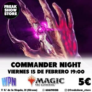 FNM - COMMANDER NIGHT - MAGIC THE GATHERING | 9999900000375
