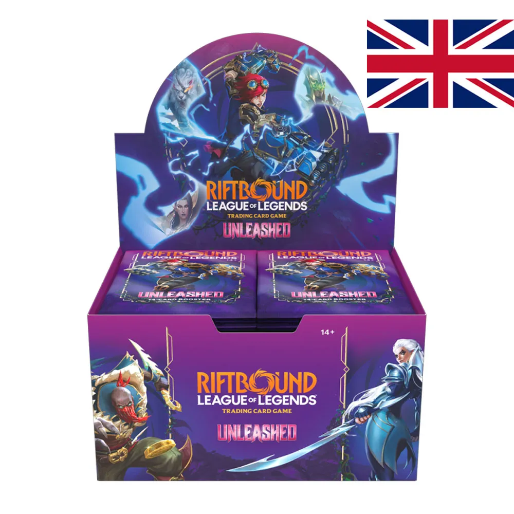 [810155274245] Riftbound: League of Legends TCG - Unleashed Booster Display (24 packs) - (INGLÉS)