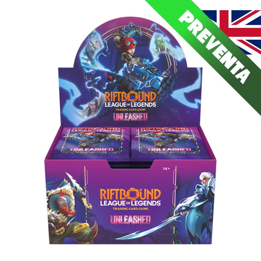 [810155274245] Riftbound: League of Legends TCG - Unleashed Booster Display (24 packs) - (INGLÉS)