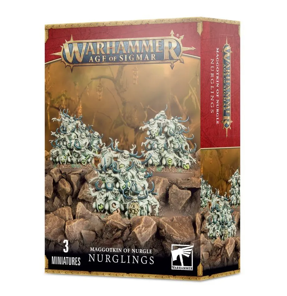 MAGGOTKIN OF NURGLE: NURGLINGS - NURGLETES