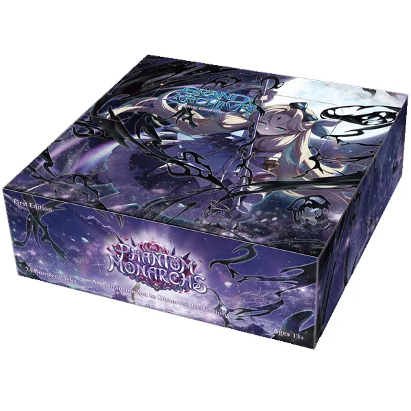 [724065402912] GRAND ARCHIVE TCG: PHANTOM MONARCHS 1ST EDITION BOOSTER DISPLAY (24 BOOSTERS) - EN