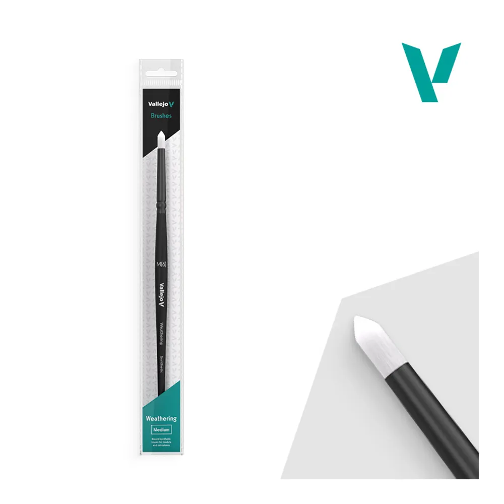 PINCEL REDONDO SINTÉTICO PEQUEÑO WEATHERING ROUND Nº 6