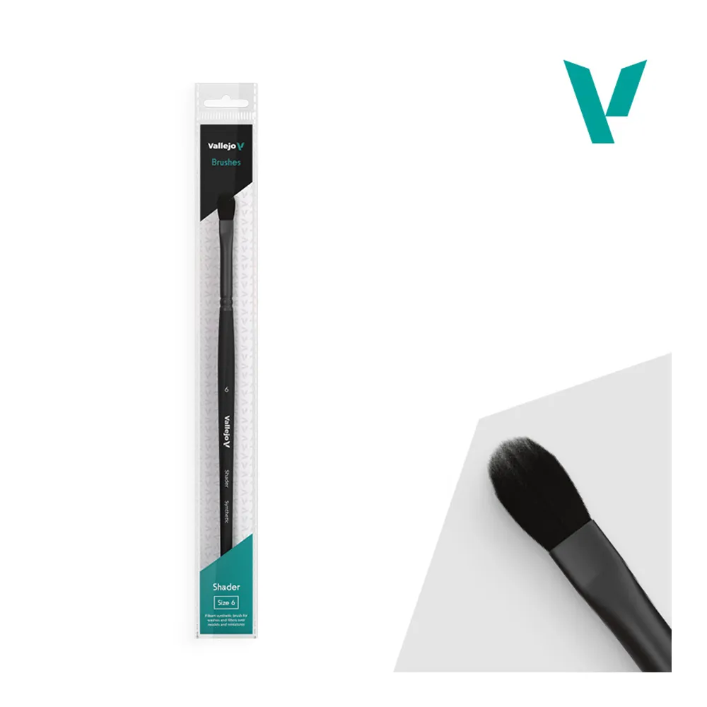 PINCEL LENGUA DE GATO SINTÉTICO SHADER Nº 6