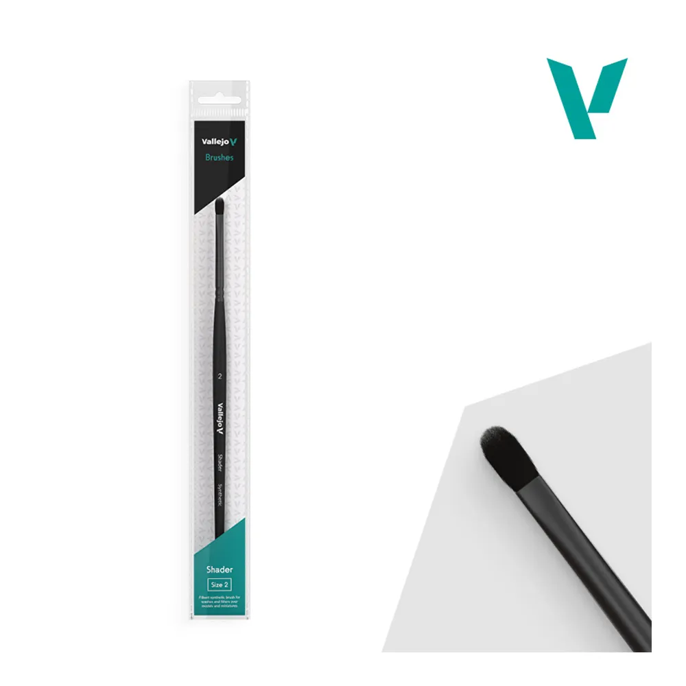 PINCEL LENGUA DE GATO SINTÉTICO SHADER Nº 2