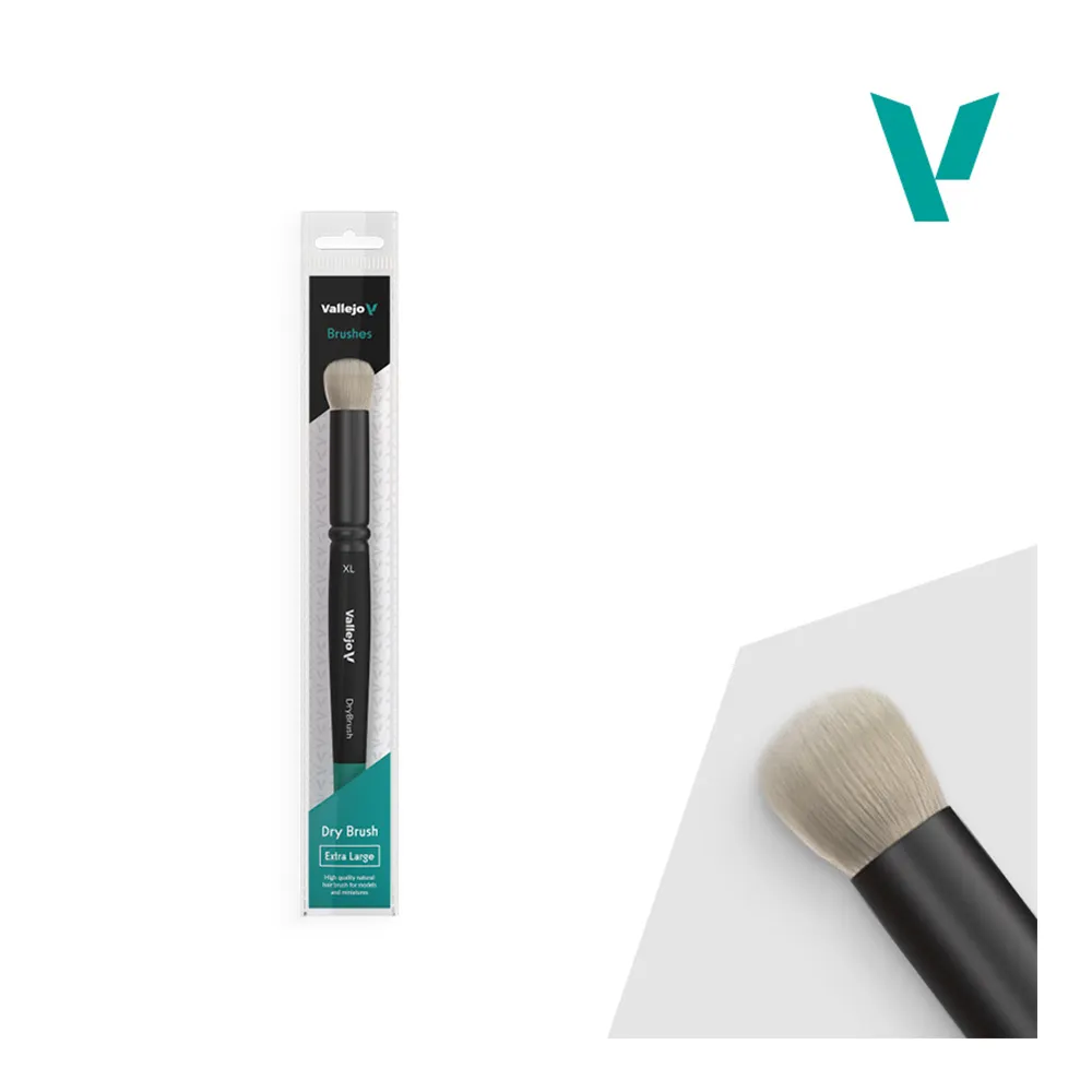 PINCEL PELO NATURAL DRY BRUSH EXTRA GRANDE