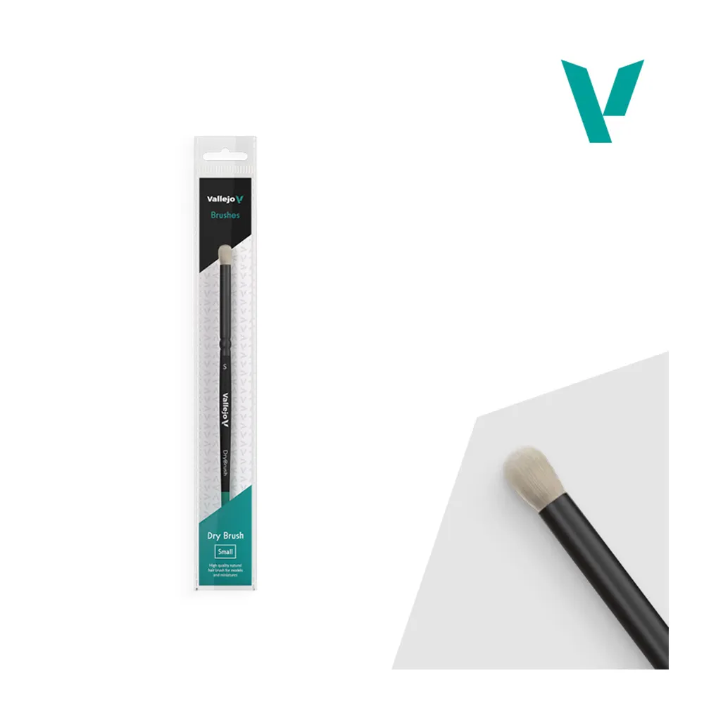 PINCEL PELO NATURAL DRY BRUSH PEQUEÑO