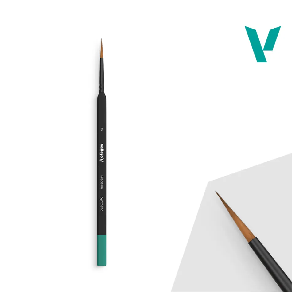 PINCEL DETALLE REDONDO SINTÉTICO, MANGO TRIANGULAR PRECISION Nº 3