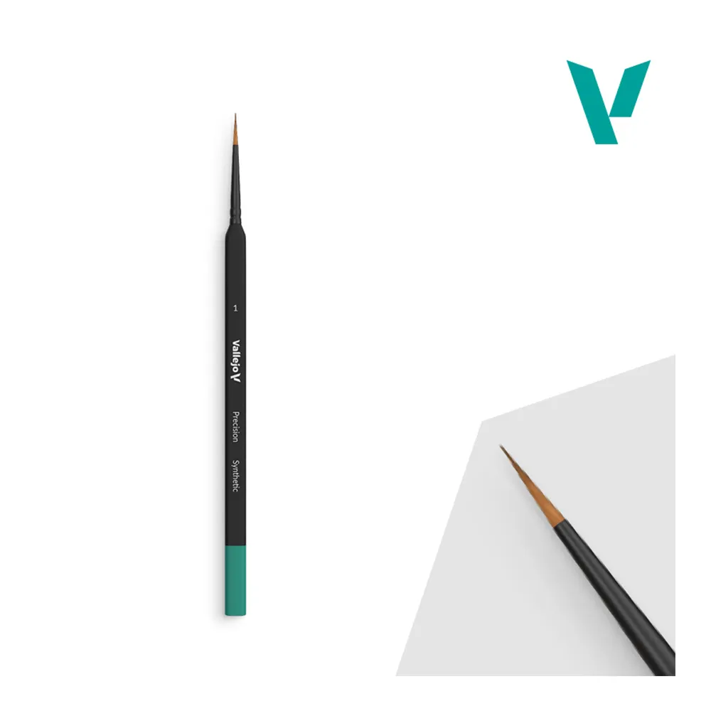 PINCEL DETALLE REDONDO SINTÉTICO, MANGO TRIANGULAR PRECISION Nº 1