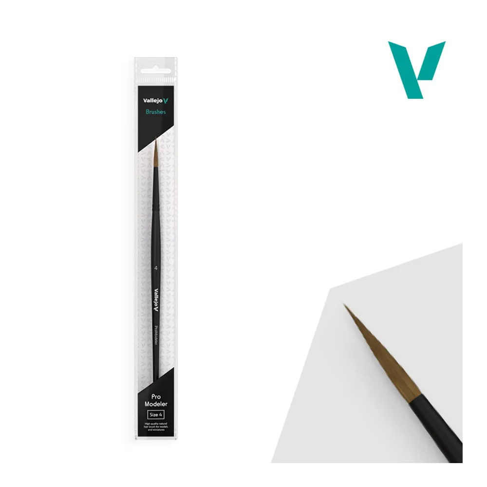 PINCEL PELO NATURAL PRO-MODELER Nº 4