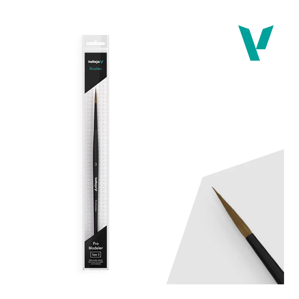 PINCEL PELO NATURAL PRO-MODELER Nº 3