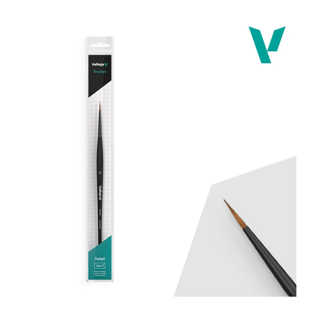 PINCEL DETALLE REDONDO SINTÉTICO DETAIL Nº 0 (B02000)