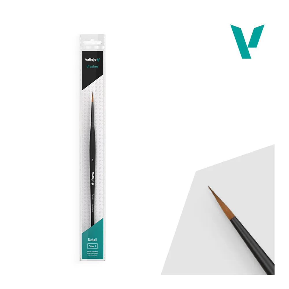 [8429551002165] PINCEL DETALLE REDONDO SINTÉTICO DETAIL Nº 1 (B02001)