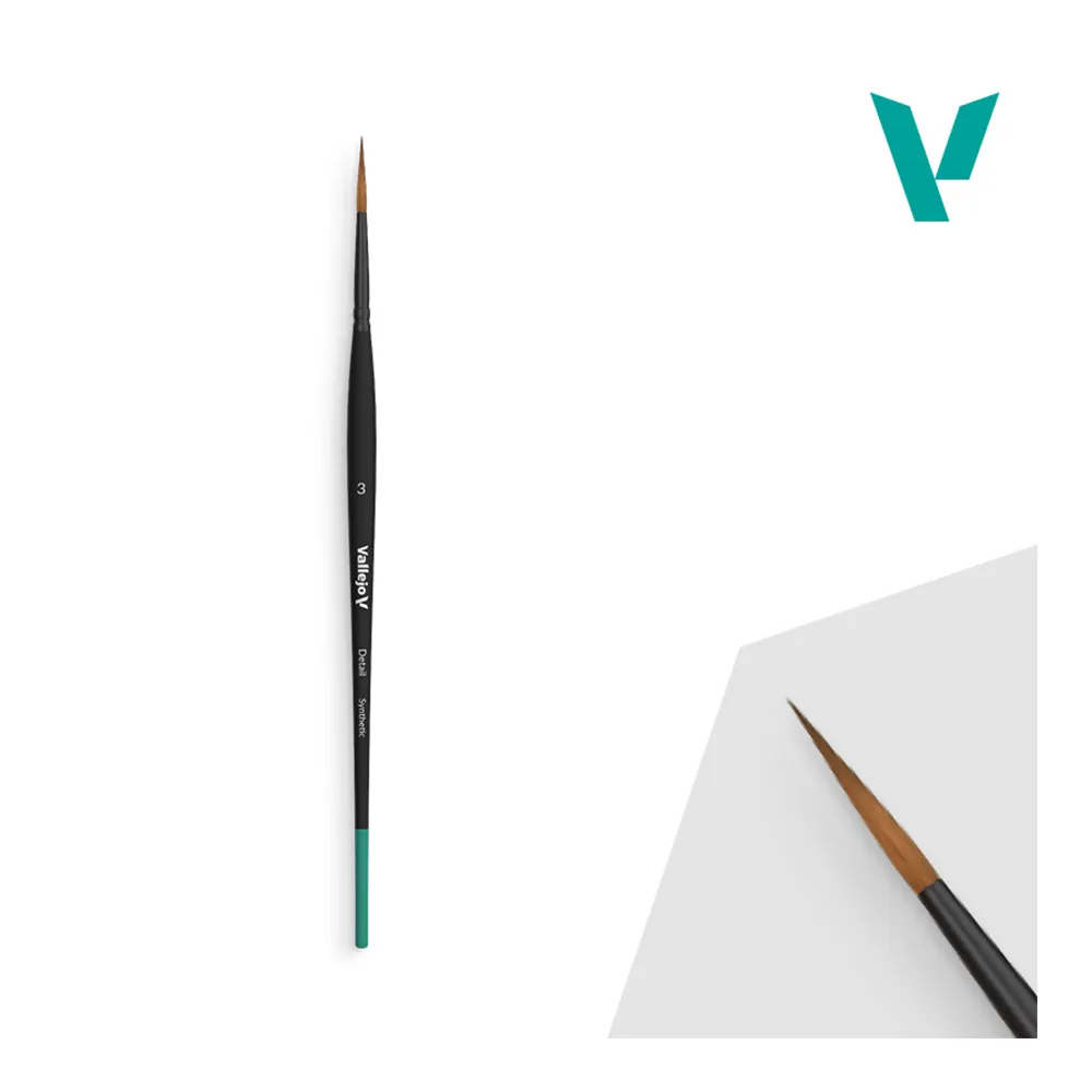 PINCEL DETALLE REDONDO SINTÉTICO DETAIL Nº 3