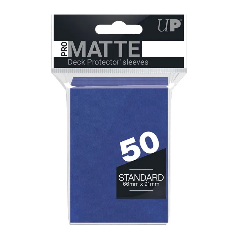[074427826536] Fundas Standard Pro Matte Azul (50 fundas) Ultra Pro.
