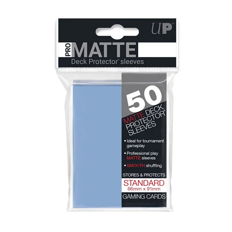 [074427841881] Fundas Standard Pro Matte Azul Claro (50 fundas) Ultra Pro.