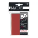 Fundas Standard Pro Matte Rojo (50 fundas) Ultra Pro.