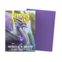 Dragon Shield Sleeves - Standard size - Matte Dual - Nebula & Silver (100 Sleeves)