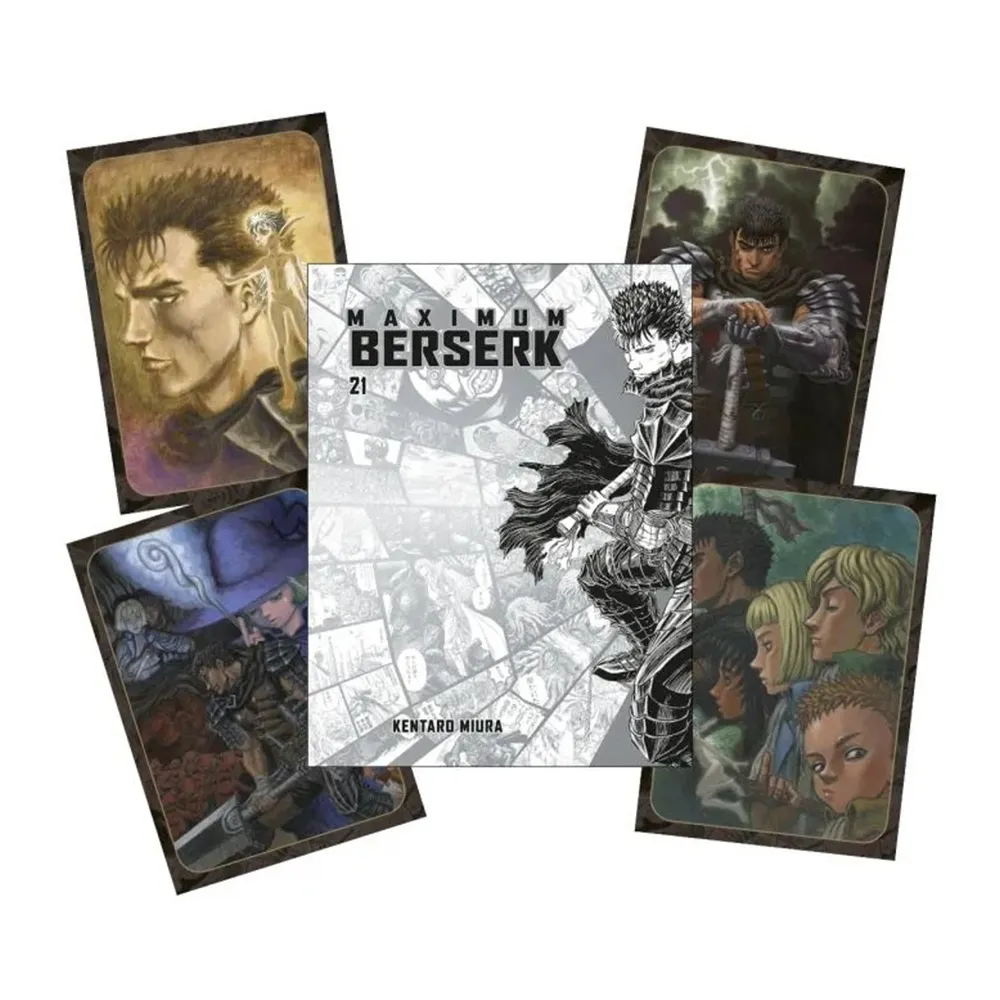 [8424248924911] BERSERK MAXIMUM 21 (PORTADA ALTERNATIVA + 4 POSTALES)