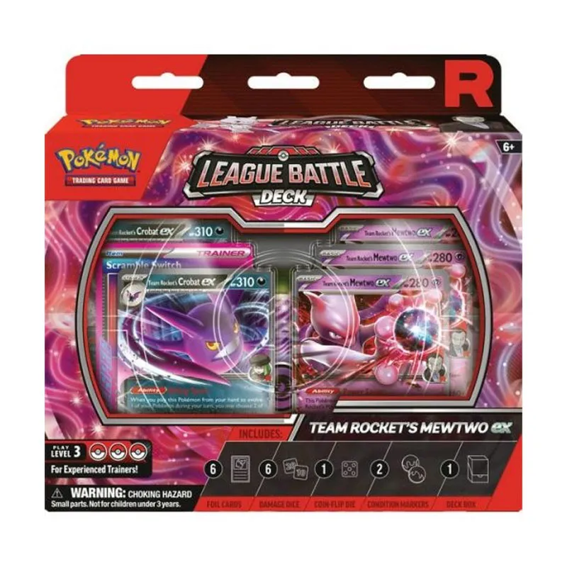 [196214118898] EX LEAGUE BATTLE DECK TEAM ROCKET’S MEWTWO - POKEMON TCG (INGLÉS)