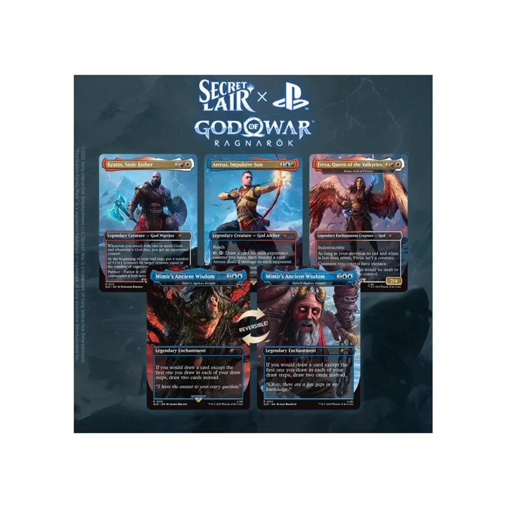[195166308494] SECRET LAIR X GOD OF WAR: NORSE - MAGIC THE GATHERING(NON-FOIL)