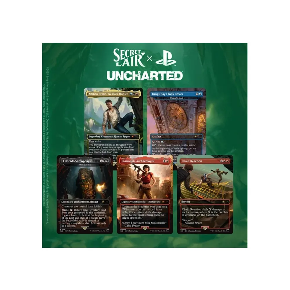 [195166308531] SECRET LAIR X UNCHARTED - MAGIC THE GATHERING(NON-FOIL)