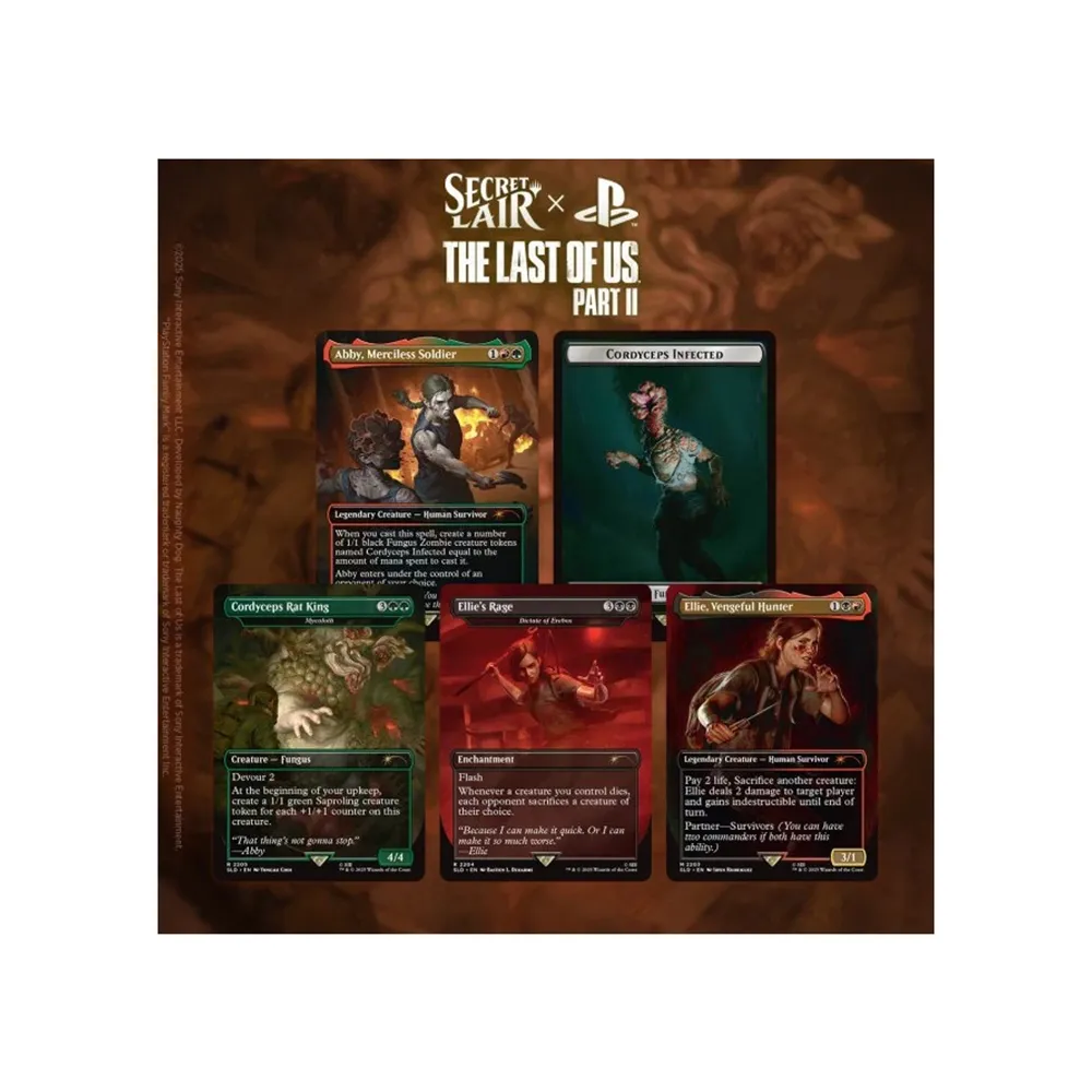 [195166308715] SECRET LAIR X THE LAST OF US: PART II - MAGIC THE GATHERING(NON-FOIL)