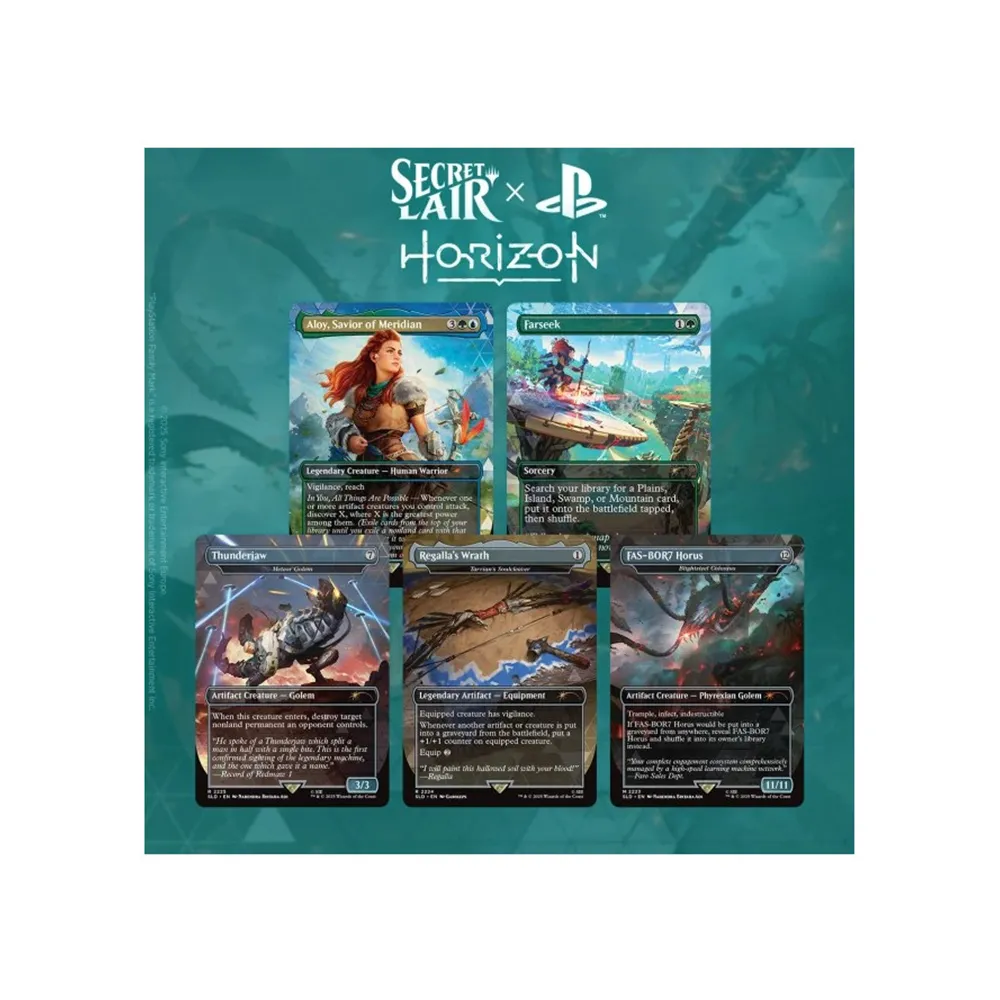 [195166308593] SECRET LAIR X HORIZON: INTO THE FORBIDDEN WEST - MAGIC THE GATHERING(NON-FOIL)
