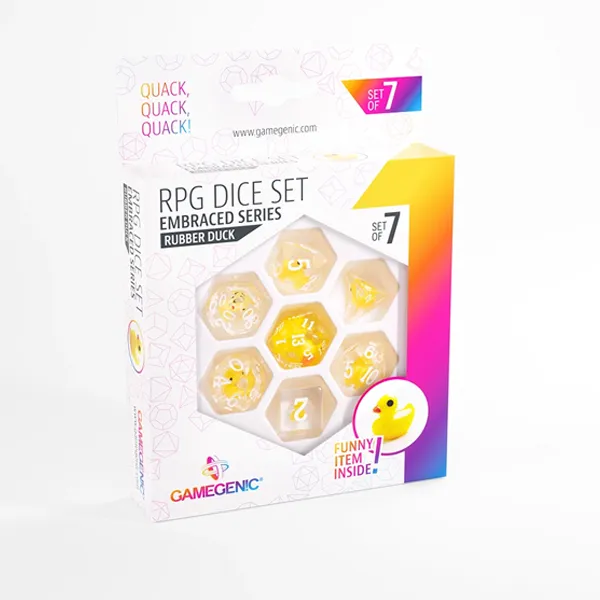 [4251715404812] Rubber Duck RPG Dice Set (7pcs)