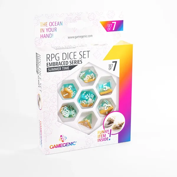[4251715404836] Summer Time RPG Dice Set (7pcs)