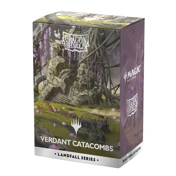 [5706569165048] Dragon Shield Landfall Series VERDANT CATACOMBS Art Sleeves 100ct