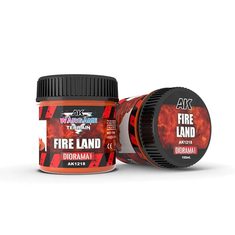 FIRE LAND – WARGAME TERRAINS – 100ML (AK1218)