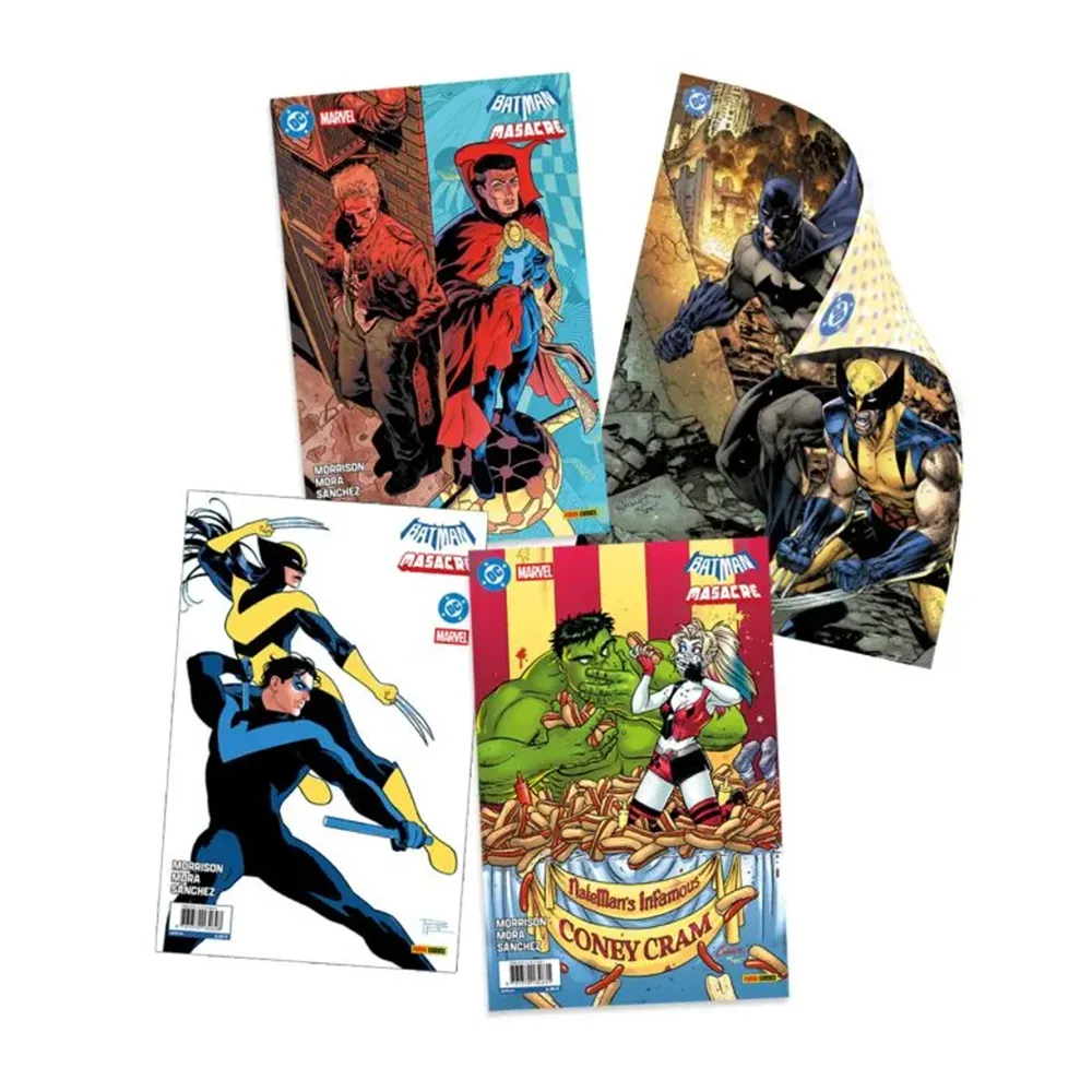 [8424248926595] BATMAN/MASACRE PACK A+B+C + POSTER FRANK QUITELY/JIM LEE