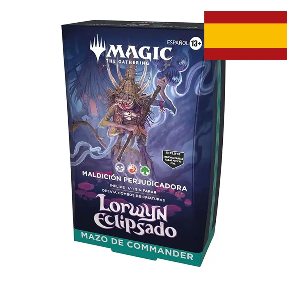 [50109963477492] MAZO COMMANDER MALDICIÓN PERJUDICADORA LORWYN ECLIPSED (ESPAÑOL)
