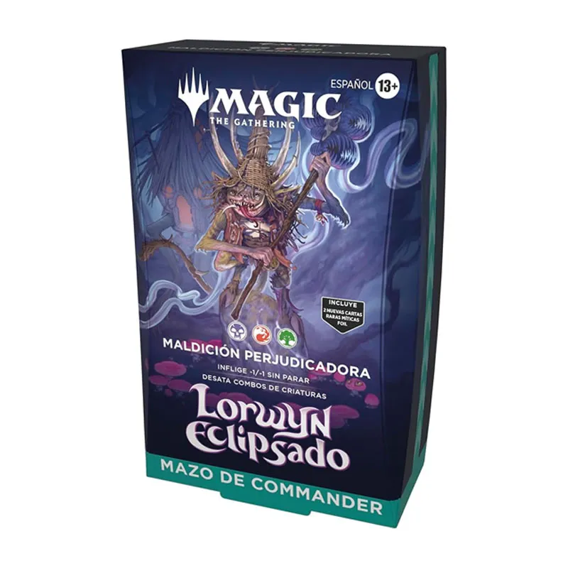 [50109963477492] MAZO COMMANDER MALDICIÓN PERJUDICADORA LORWYN ECLIPSED (ESPAÑOL)