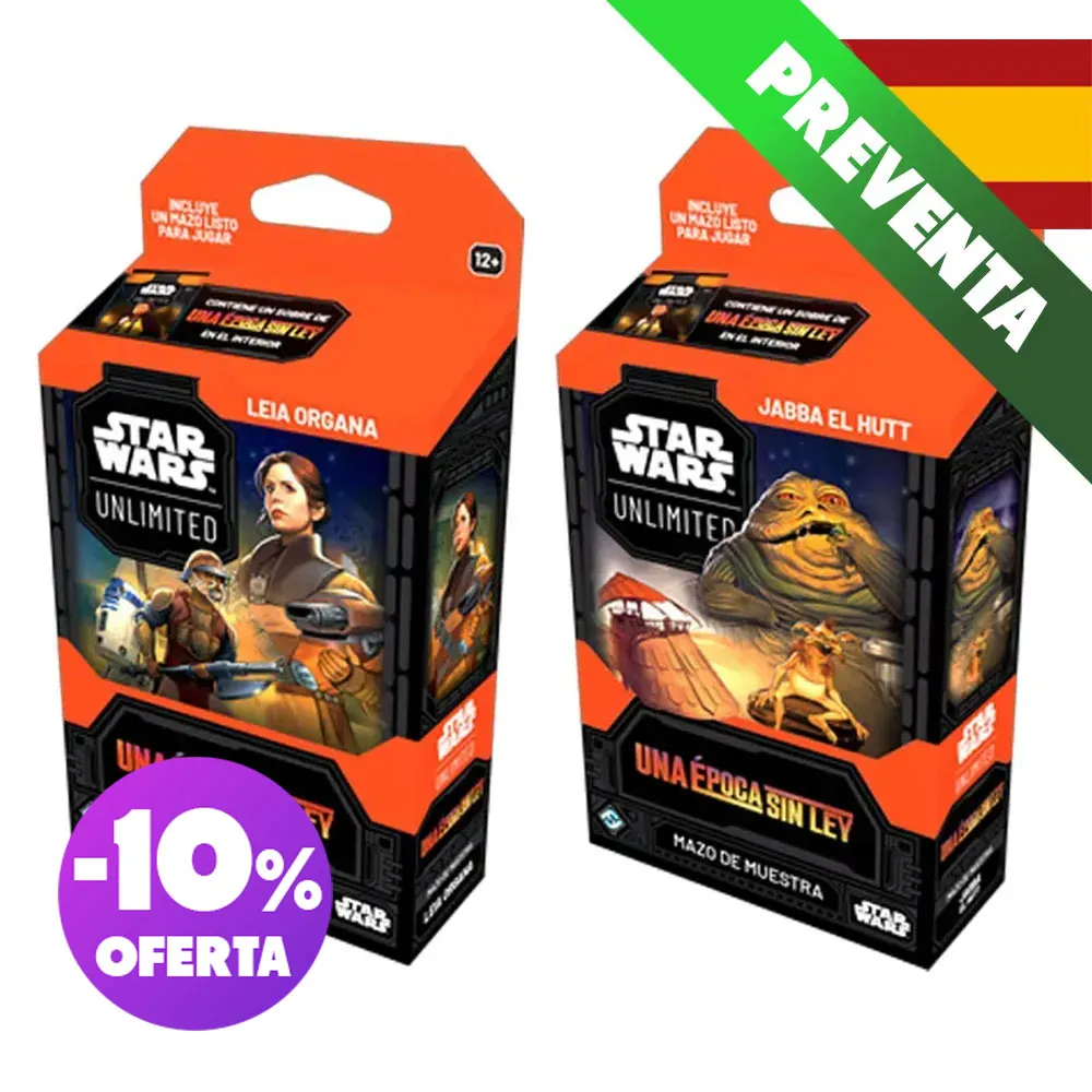 [0841333137557] SWU: Una época sin ley pack de mazos (español)