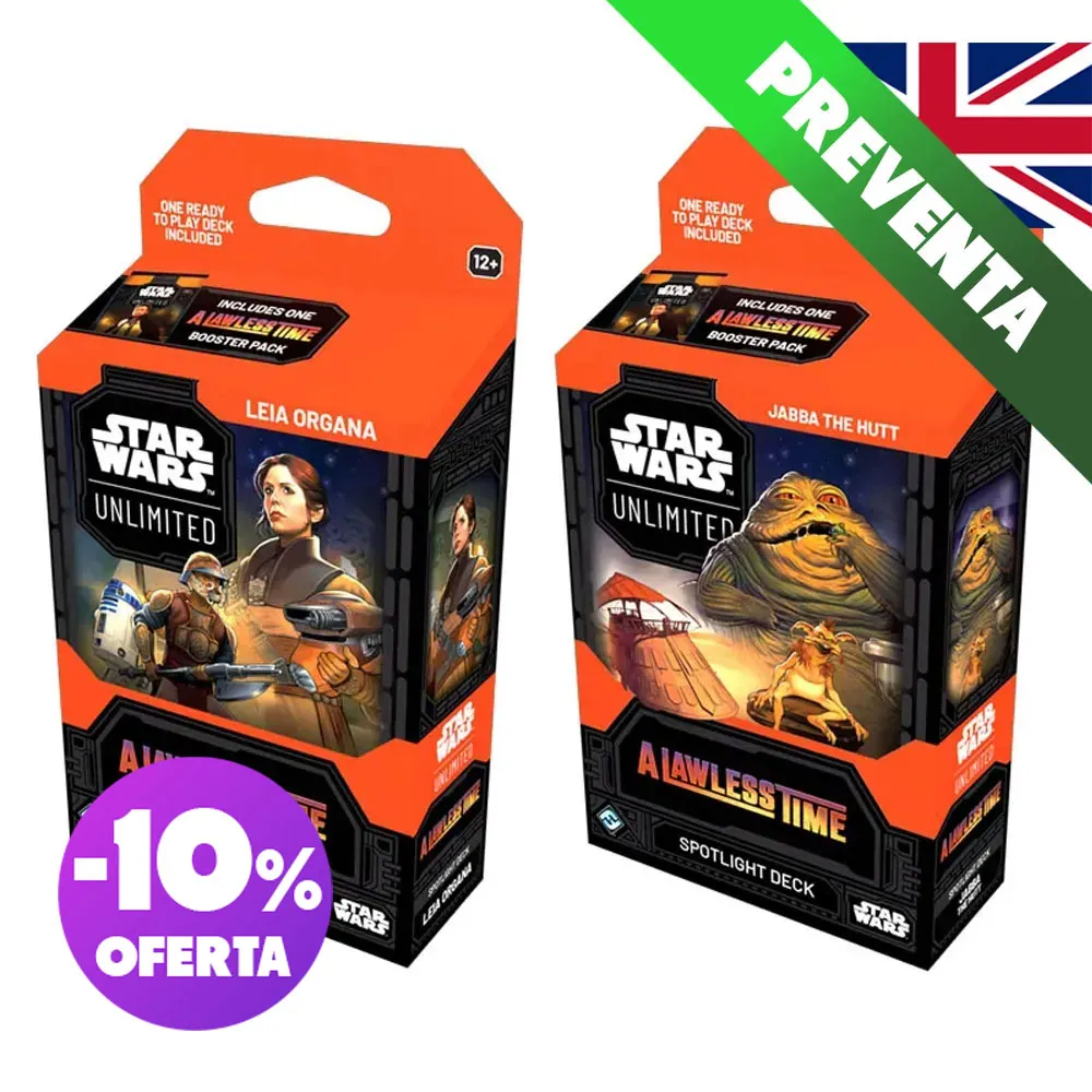 [0841333133702] SWU: A Lawless Time pack de mazos (Inglés)