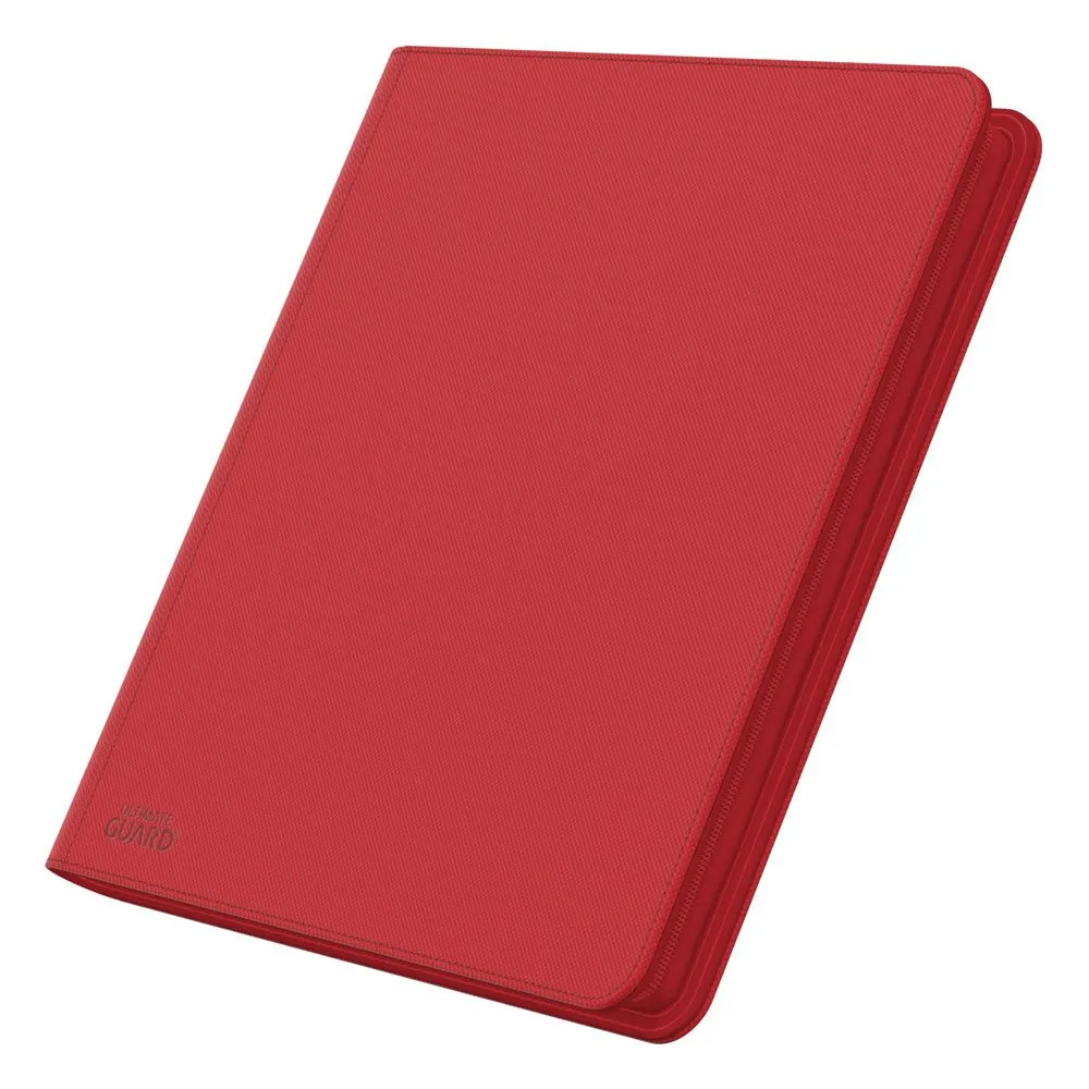 [4056133000734] Ultimate Guard Zipfolio 480 24-Pocket Xenoskin - Red
