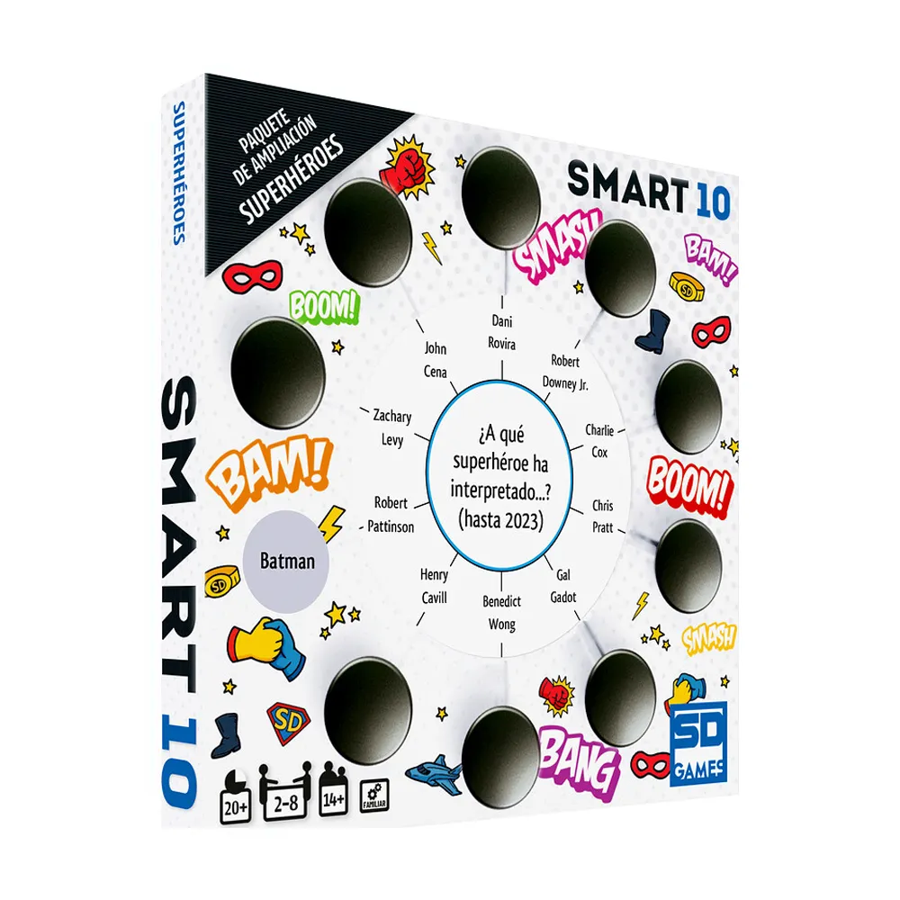 SMART 10: SUPERHÉROES PAQUETE DE AMPLIACIÓN