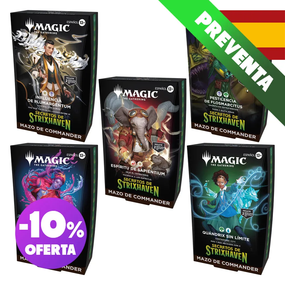 MTG - Secrets of Strixhaven Commander Deck Display (5 Decks) - SP