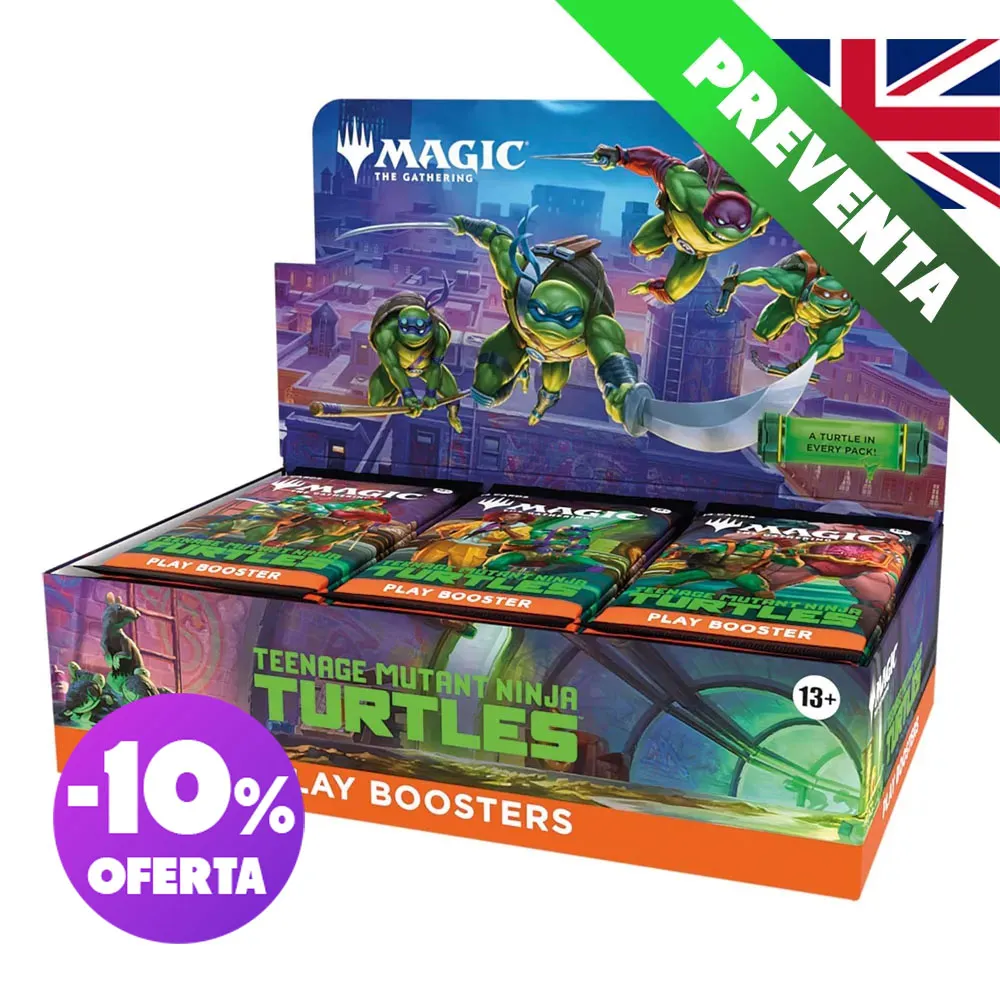 Caja de PLAY BOOSTERS Magic: The Gathering | Teenage Mutant Ninja Turtles (INGLÉS)