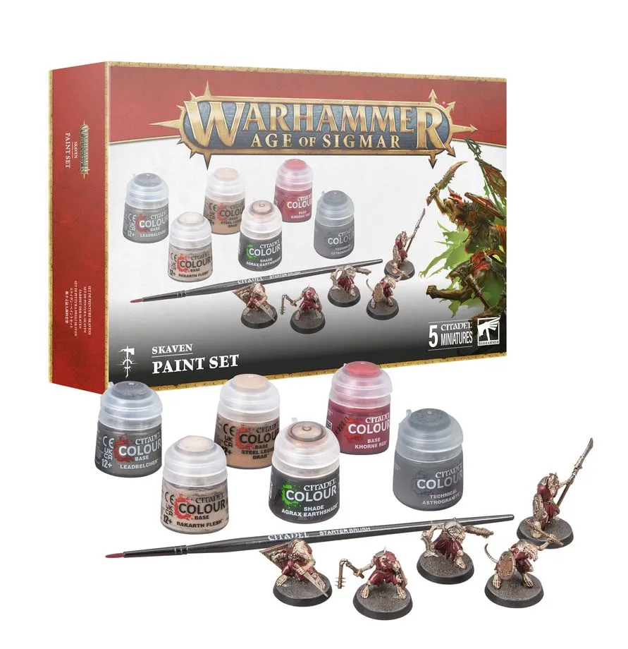 SKAVEN: PAINT SET - Set de pinturas Skaven