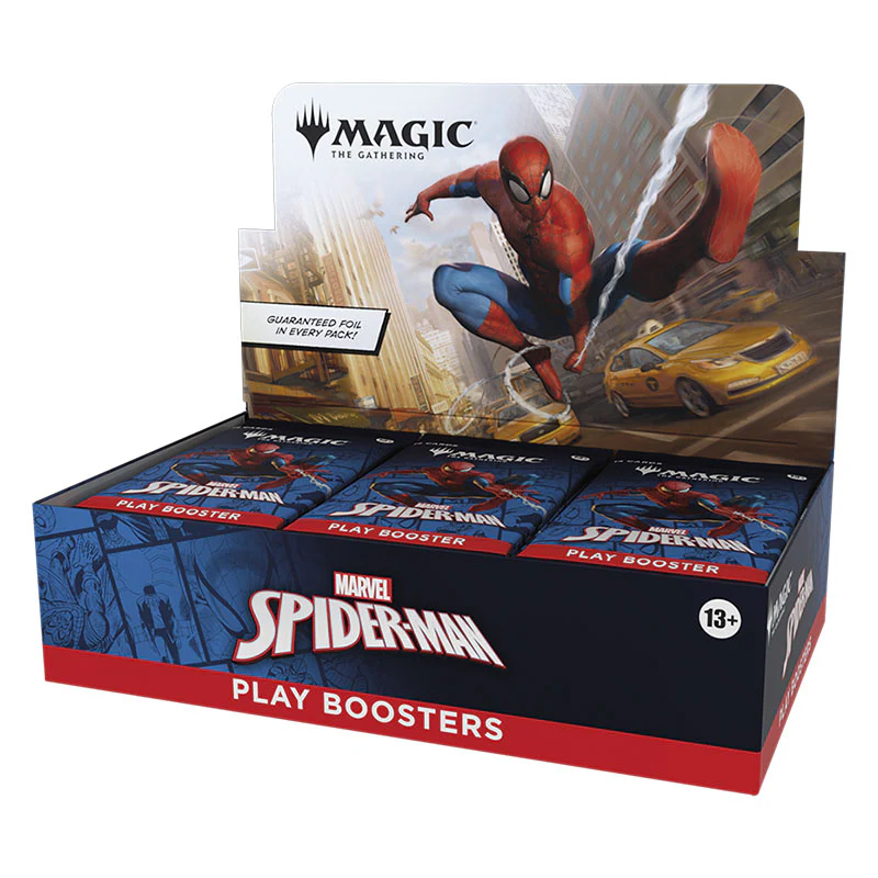 [195166289779] CAJA DE 30 PLAY BOOSTERS SPIDER-MAN (INGLÉS)