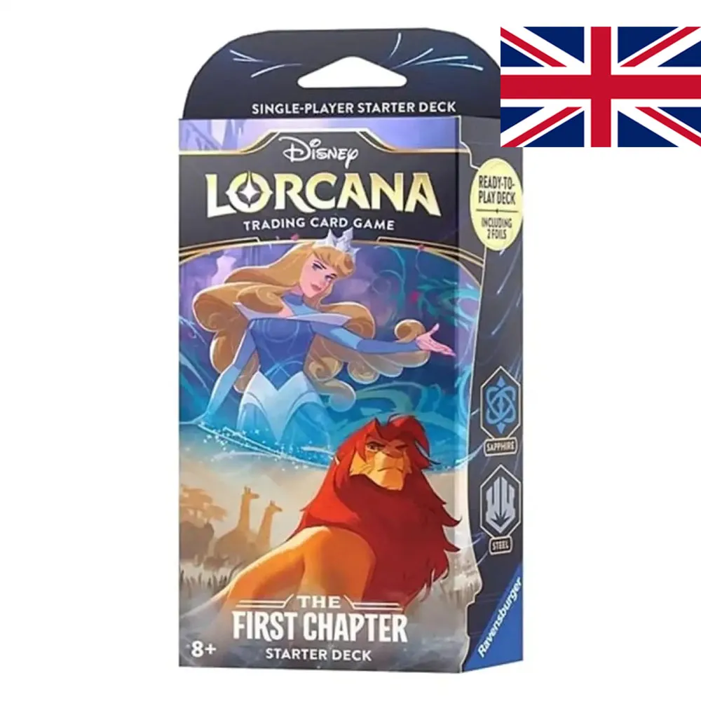 MAZO STARTER DECK SAPPHIRE STEEL - FIRST CHAPTER - LORCANA TCG (INGLÉS)