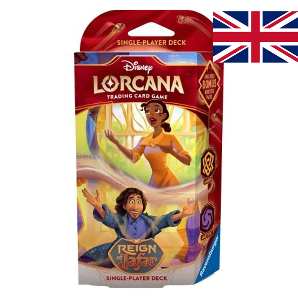 [4050368984906] MAZO DE INICIO STARTER DECK B - REIGN OF JAFAR - LORCANA TCG (INGLÉS)